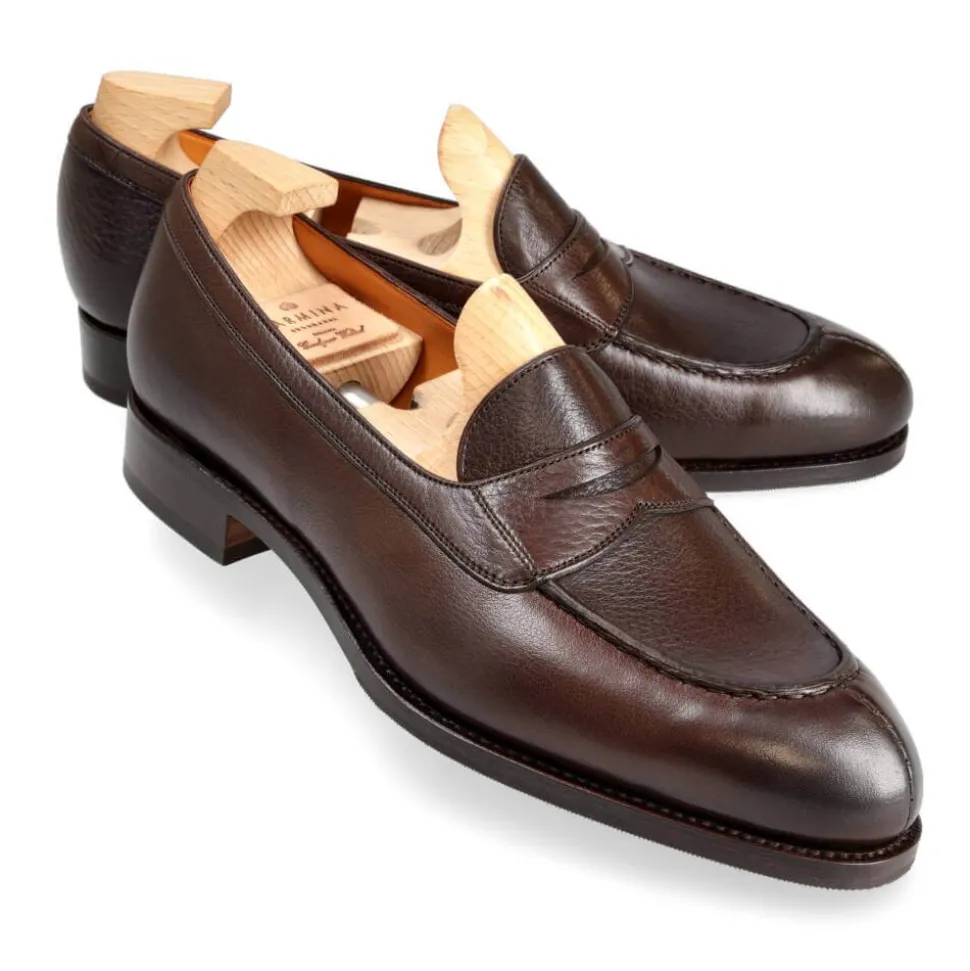 Penny Loafers|Carmina PENNY LOAFERS 1875 MADISON BROWN