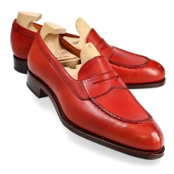 Penny Loafers|Carmina PENNY LOAFERS 1875 MADISON RED