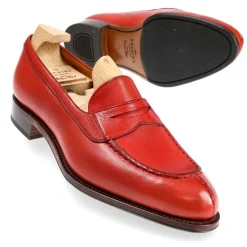Penny Loafers|Carmina PENNY LOAFERS 1875 MADISON RED