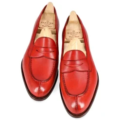 Penny Loafers|Carmina PENNY LOAFERS 1875 MADISON RED