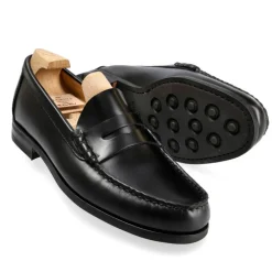 Penny Loafers|Carmina PENNY LOAFERS 80113 XIM BLACK
