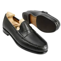 Penny Loafers|Carmina PENNY LOAFERS 80789 XIM BLACK