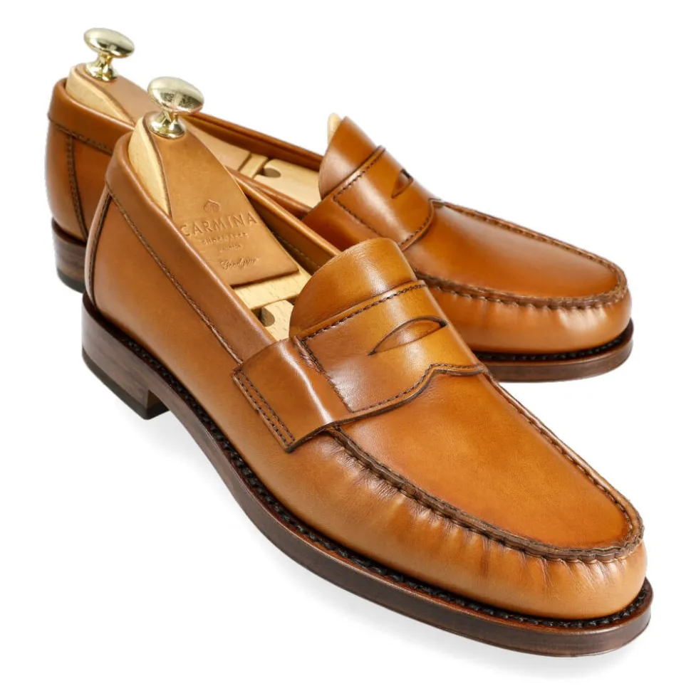 Penny Loafers|Carmina PENNY LOAFERS 80893 XIM TANNED