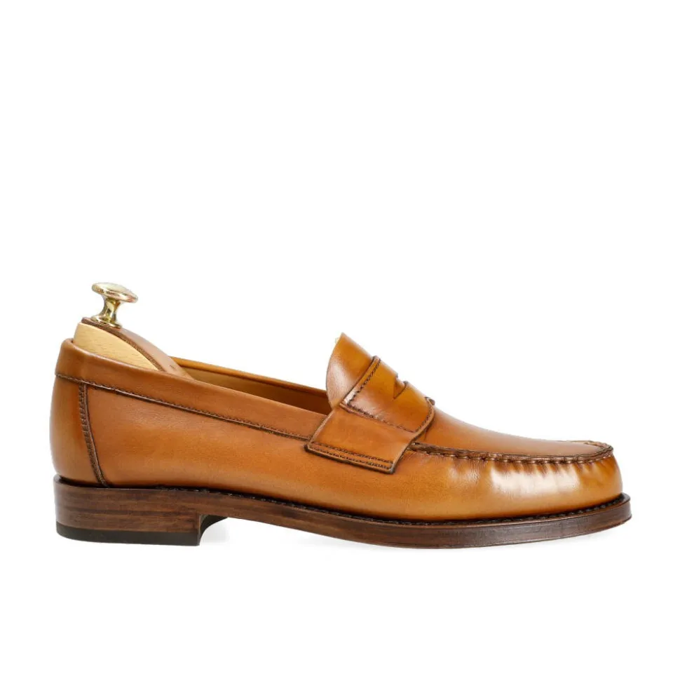 Penny Loafers|Carmina PENNY LOAFERS 80893 XIM TANNED