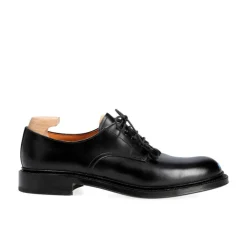 Plain Toe Derby|Carmina PLAIN TOE DERBY 1525 OSCARIA BLACK
