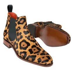 Women's Chelsea Boots|Carmina PONY LEOPARD CHELSEA BOOTS 1208 HILLS