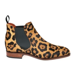 Women's Chelsea Boots|Carmina PONY LEOPARD CHELSEA BOOTS 1208 HILLS