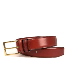 Men's Belts|Carmina CORDOVAN BELT RUBI
