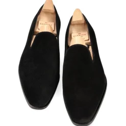 Men's Dress Slippers|Carmina SLIPPERS 80248 SIMPSON BLACK