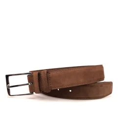Men's Belts|Carmina SUEDE BELT SNUFF