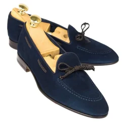String Loafers|Carmina STRING LOAFERS 1659 DRAC NAVY/BROWN