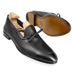 String Loafers|Carmina STRING LOAFERS 80537 UETAM EE BLACK