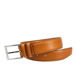 Men's Belts|Carmina TAN RUSTICALF BELT TANNED