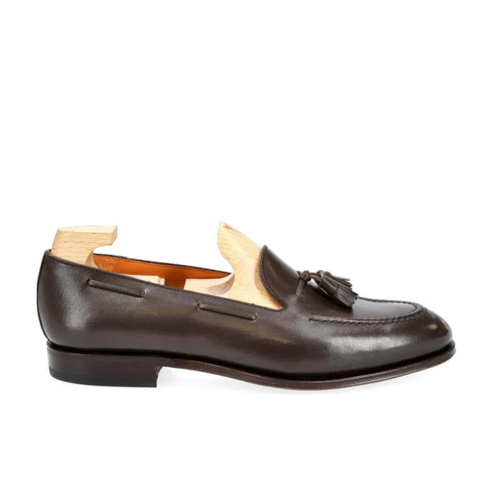 Tassel Loafers|Carmina TASSEL LOAFERS 1640 DRAC BROWN