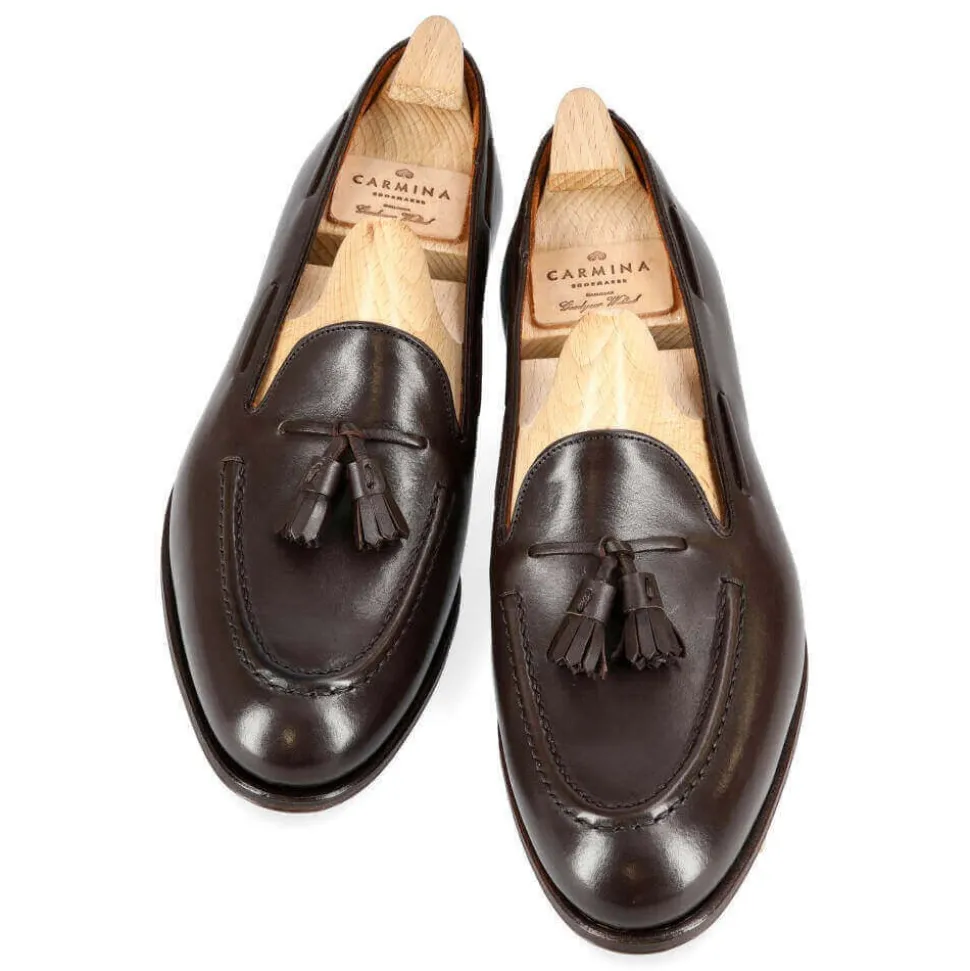Tassel Loafers|Carmina TASSEL LOAFERS 1640 DRAC BROWN