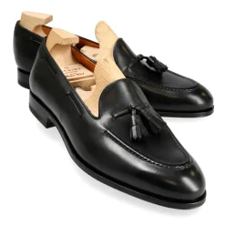 Tassel Loafers|Carmina TASSEL LOAFERS 1640 DRAC BLACK