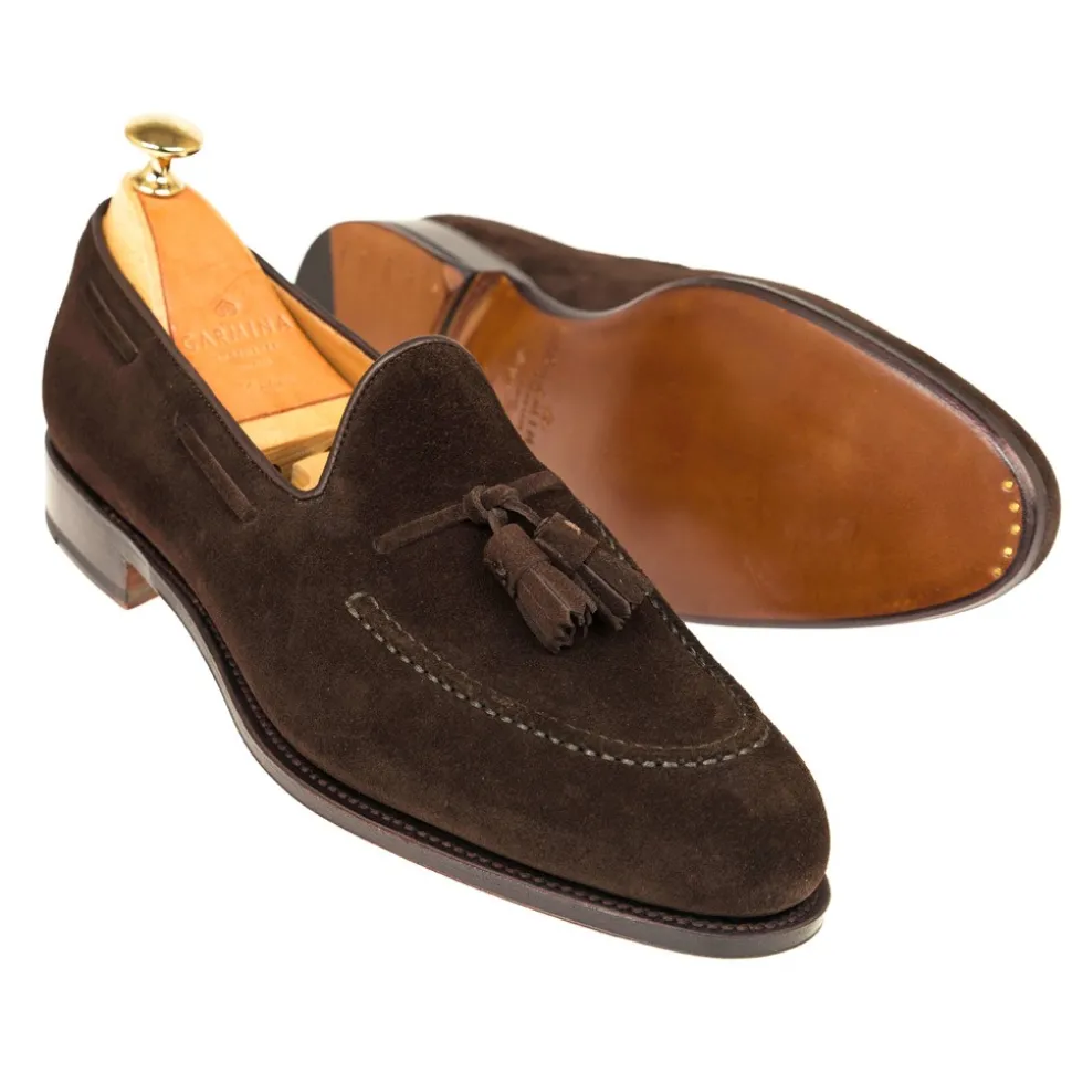 Tassel Loafers|Carmina TASSEL LOAFERS 80367 FOREST BROWN