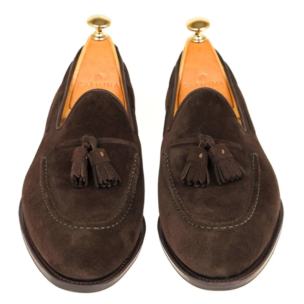 Tassel Loafers|Carmina TASSEL LOAFERS 80367 FOREST BROWN