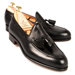 Tassel Loafers|Carmina TASSEL LOAFERS 80367 FOREST BLACK
