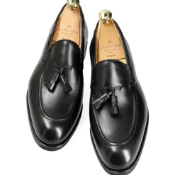 Tassel Loafers|Carmina TASSEL LOAFERS 80861 ROBERT BLACK