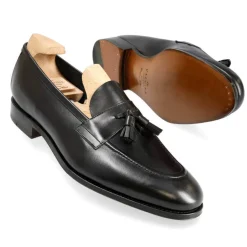 Tassel Loafers|Carmina TASSEL LOAFERS 80833 SINEU BLACK