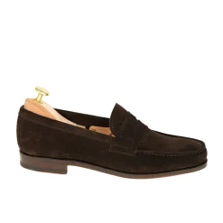 Penny Loafers|Carmina UNLINED PENNY LOAFERS 80579 GENOVA BROWN