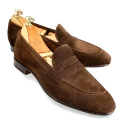Penny Loafers|Carmina UNLINED PENNY LOAFERS 80546 UETAM EE BROWN