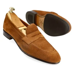 Penny Loafers|Carmina UNLINED PENNY LOAFERS 80546 UETAM EE PARISIANBROWN