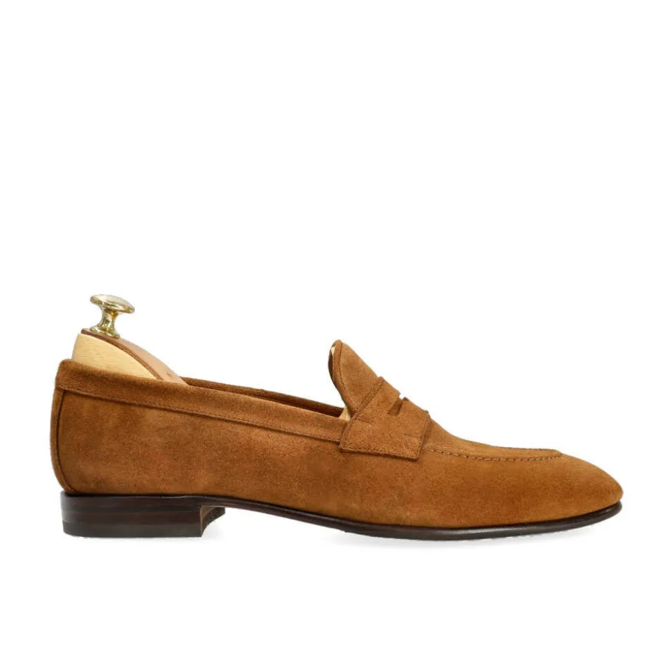 Penny Loafers|Carmina UNLINED PENNY LOAFERS 80546 UETAM EE PARISIANBROWN
