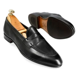 Penny Loafers|Carmina UNLINED PENNY LOAFERS 80546 UETAM EE BLACK