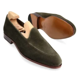 Men's Dress Slippers|Carmina UNLINED SLIPPERS 80709 UETAM LODEN