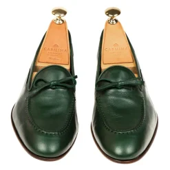 String Loafers|Carmina UNLINED STRING LOAFERS 1659 DRAC GREEN