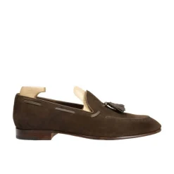 Tassel Loafers|Carmina UNLINED TASSEL LOAFERS 80545 UETAM EE BROWN