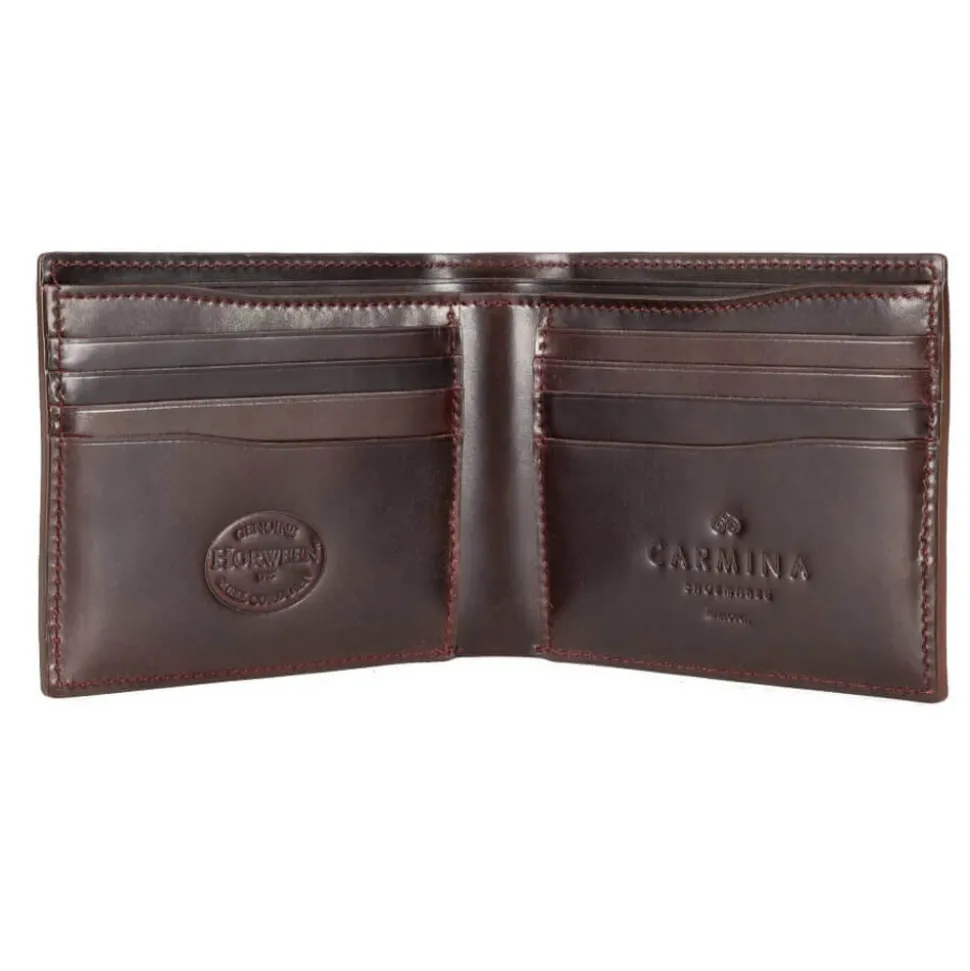 Wallet For Men|Carmina WALLET FOR MEN EXCLUSIVELY IN CORDOVAN BURGUNDY