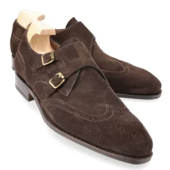 Double Monk Strap Shoes|Carmina WINGTIP DOUBLE MONK STRAPS 80133 SIMPSON BROWN