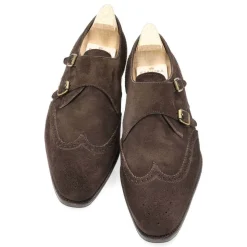 Double Monk Strap Shoes|Carmina WINGTIP DOUBLE MONK STRAPS 80133 SIMPSON BROWN