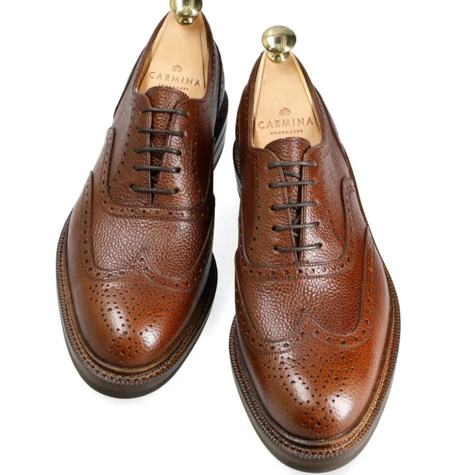 Wingtip Oxfords|Carmina WINGTIP OXFORDS LIMITED EDITION 731 FOREST CHESNUT