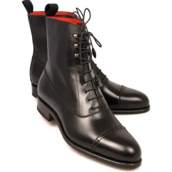 Balmoral Boots|Carmina WOMEN BALMORAL BOOTS 1573 MADISON BLACK