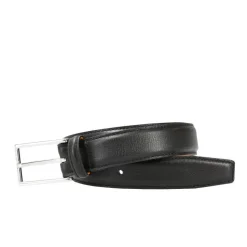 Women's Belts|Carmina WOMEN RUSTICALF BELT BLACK