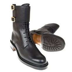 Work Boots|Carmina WOMEN BOOTS 1801 OSCARIA BLACK