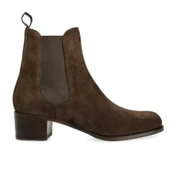 Women's Chelsea Boots|High Heel Boots|Carmina WOMEN CHELSEA BOOTS 1426 PERLA BROWN