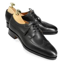 Wingtip Derby|Carmina WOMEN DERBY SHOES 1428 MADISON BLACK