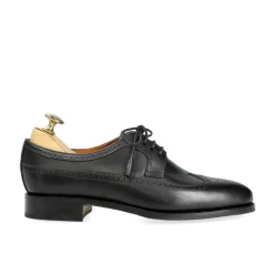 Wingtip Derby|Carmina WOMEN DERBY SHOES 1428 MADISON BLACK