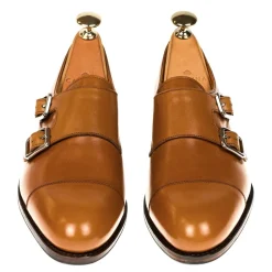 Double Monk Strap|Carmina WOMEN DOUBLE MONK STRAP 1645 MADISON TANNED