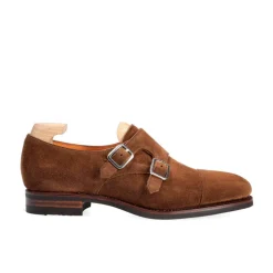 Double Monk Strap|Carmina WOMEN DOUBLE MONK STRAP 1645 MADISON SNUFF