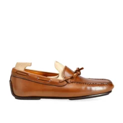 String Loafers|Carmina WOMEN DRIVING LOAFERS 1903 MARIVENT TANNED