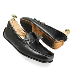 String Loafers|Carmina WOMEN DRIVING LOAFERS 1903 MARIVENT BLACK