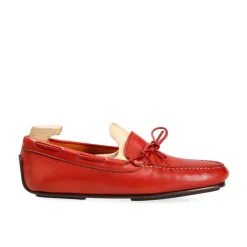 String Loafers|Carmina WOMEN DRIVING LOAFERS 1903 MARIVENT RED