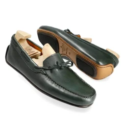 String Loafers|Carmina WOMEN DRIVING LOAFERS 1903 MARIVENT GREEN