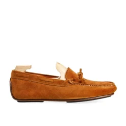 String Loafers|Carmina WOMEN DRIVING LOAFERS 1903 MARIVENT TOBACCO